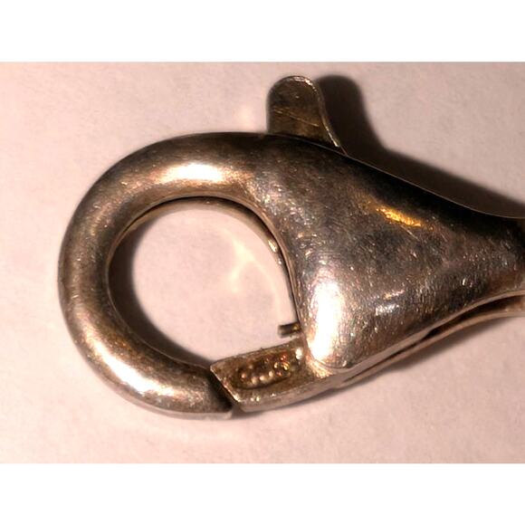 Vintage 925 Sterling Silver Italy International Coin Charm Bracelet 7.5 inches - Picture 8 of 9